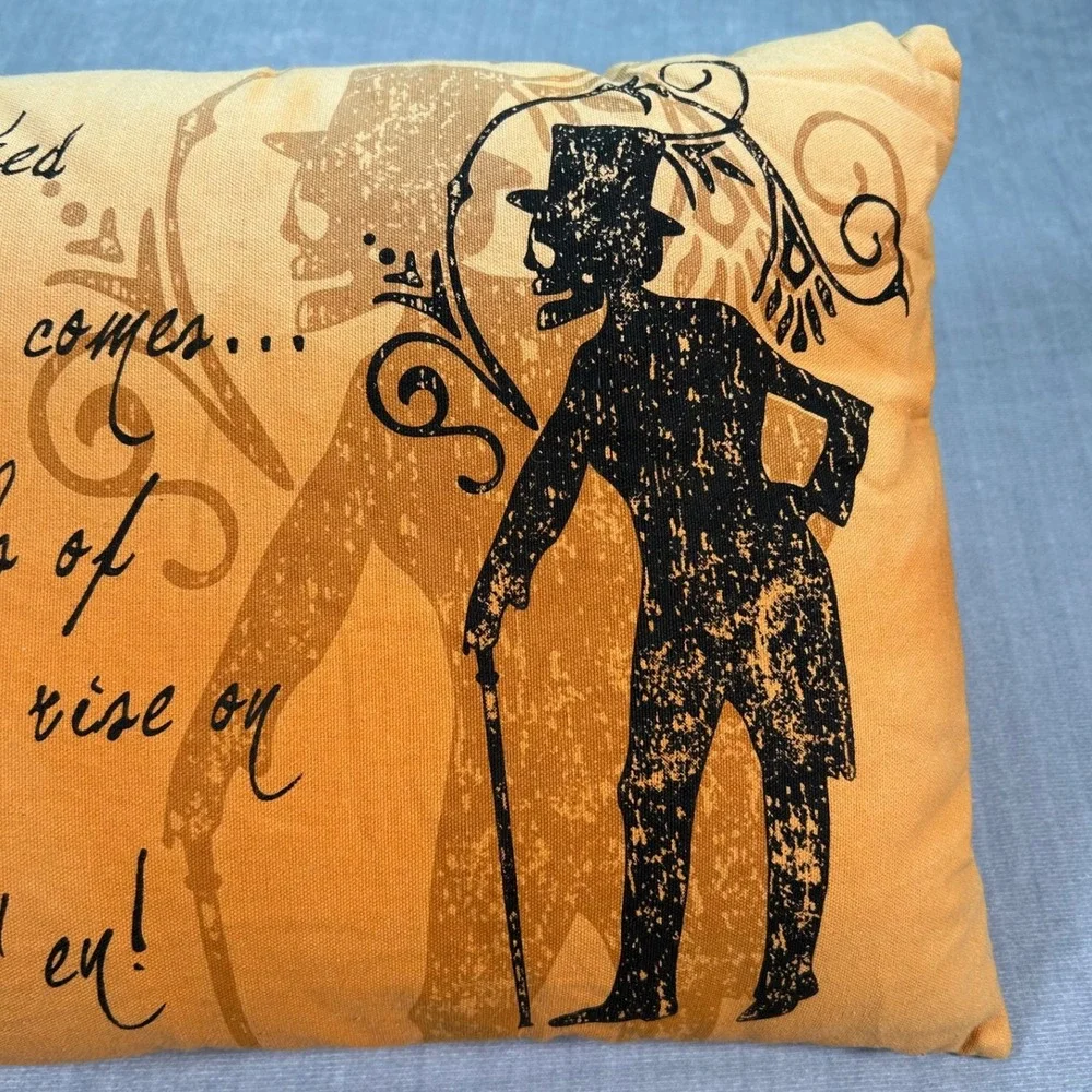 Bethany Lowe Designs Halloween Accent Pillow Something Wicked Gothic Spooky